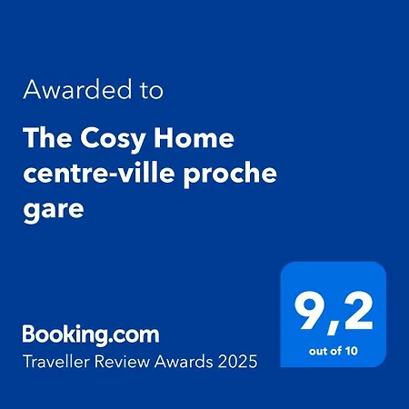 Apartment The Cosy Centre-ville Proche Gare